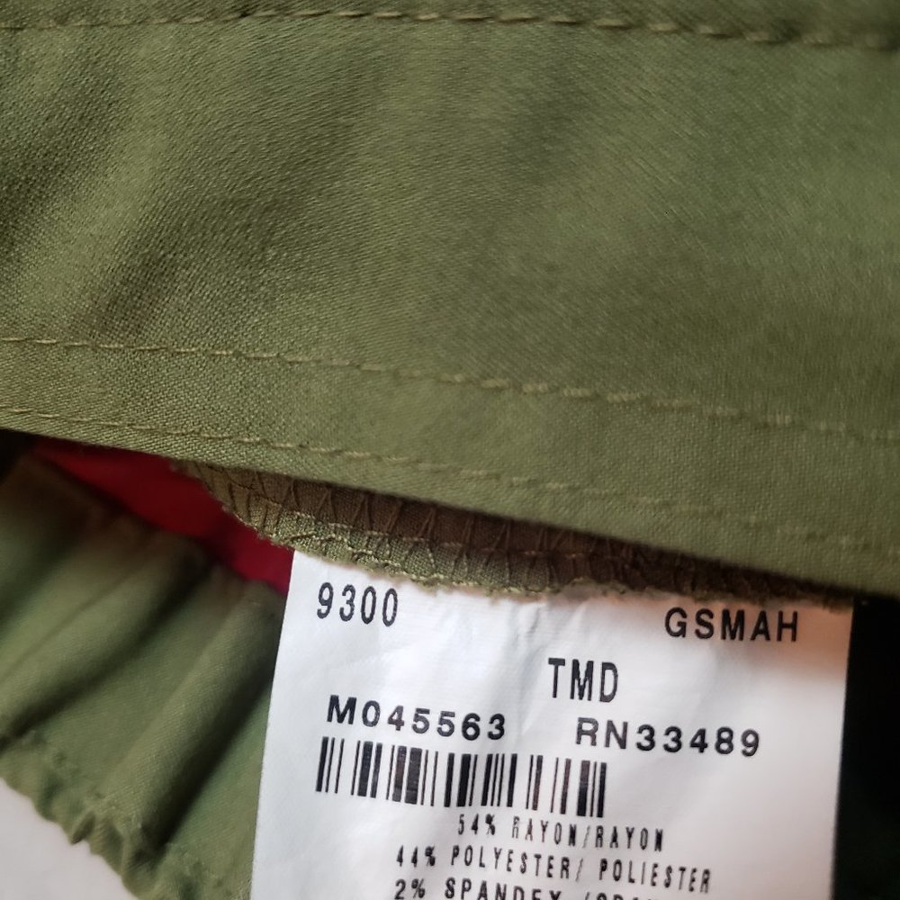 Urbane Ultimate Olive Green Scrub Pant 9300 Medium Tall - Picture 7 of 10